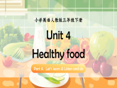 Unit 4 课时 2 Part A Let's learn & Listen and do 课件（精品课件包含音视频）-【核心素养】人教版小学英语三年级下册课件