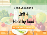 Unit 4 课时 5 Part B Let's learn & Listen and chant 课件（精品课件包含音视频）-【核心素养】人教版小学英语三年级下册课件