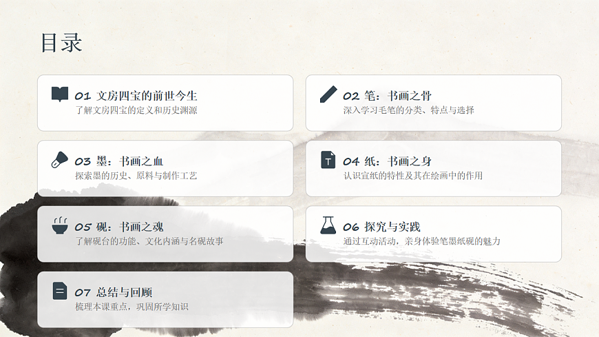 《笔墨纸砚的合奏》教学课件PPT第2页