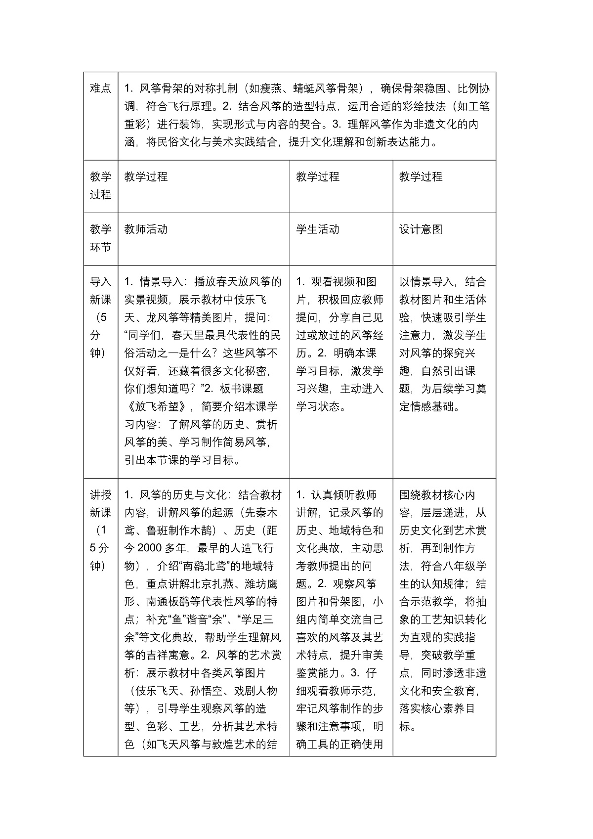 《放飞希望》教学设计1第2页