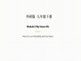 外研版英语九年级下册 Module 8 My future life Unit 1 课件