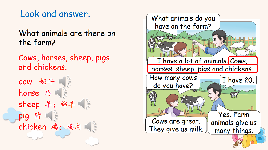 人教版4下Unit5 A 第1课时第7页