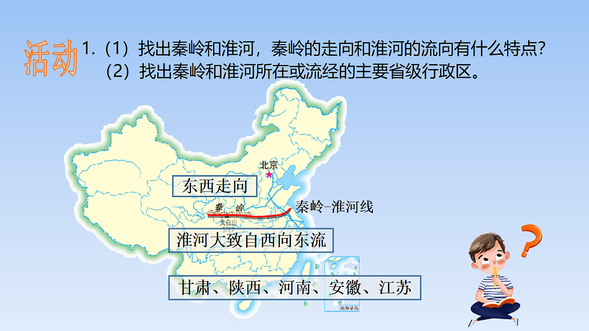 2026年春湘教版地理八年级下册第五章 第一节   四大地理区域的划分课件第5页