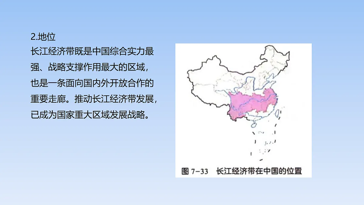 2026年春湘教版地理八年级下册第七章 第四节 长江经济带的协同发展课件第5页