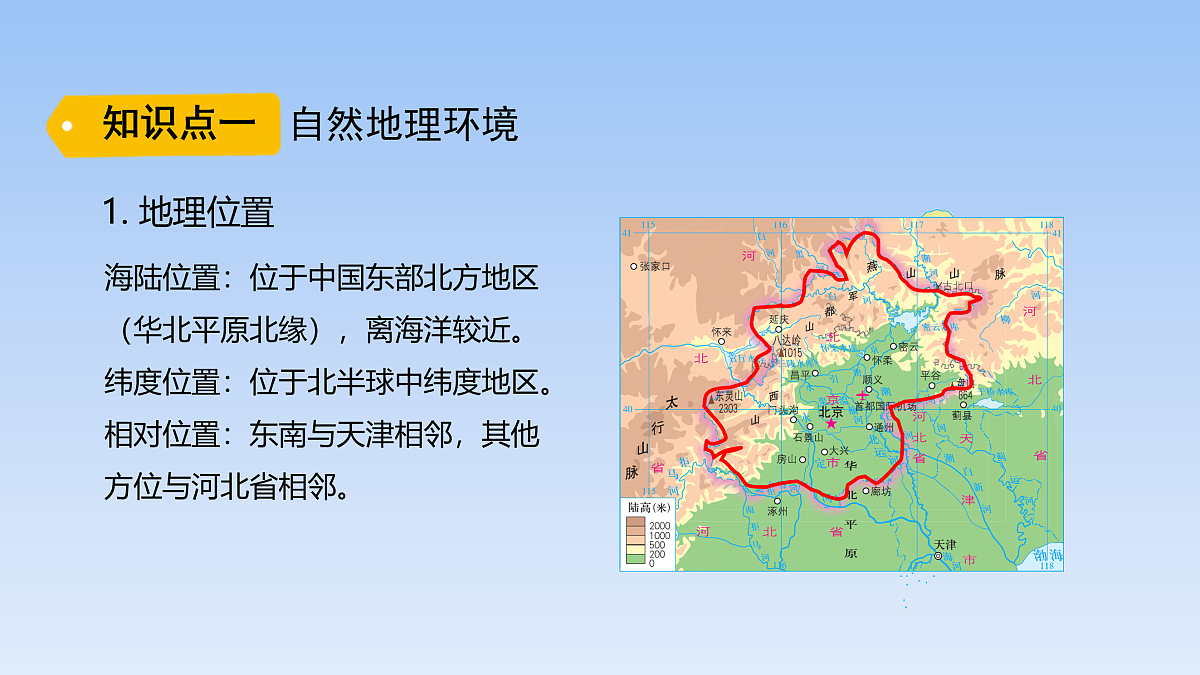 2026年春湘教版地理八年级下册第八章 第一节   北京市的城市特征与建设成就课件第4页