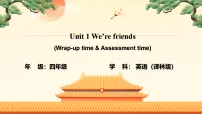 译林版（三起）（2024）四年级下册（2024）Unit 1 We're friends集体备课ppt课件