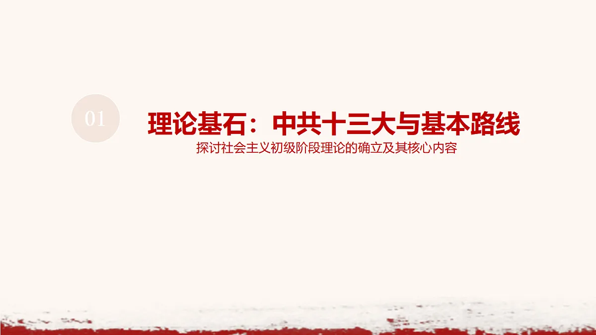 社会主义初级阶段基本路线教学课件第5页