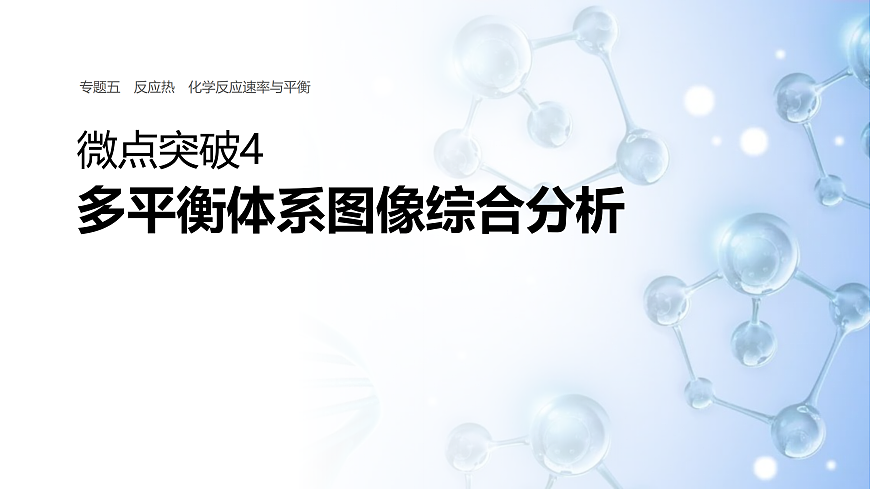 专题五　微点突破4　多平衡体系图像综合分析第1页