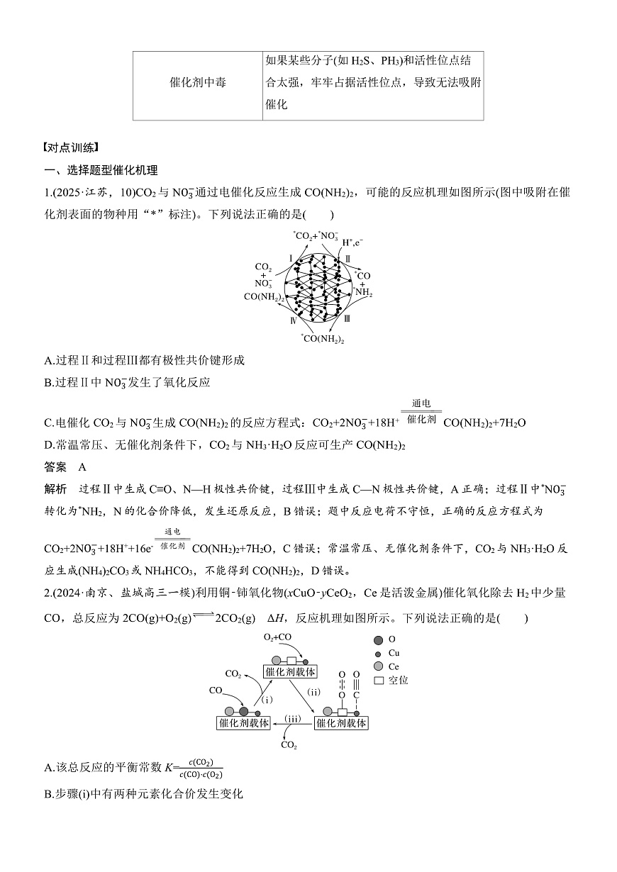 专题五　微点突破3　基于微观变化理解反应历程与催化机理第3页