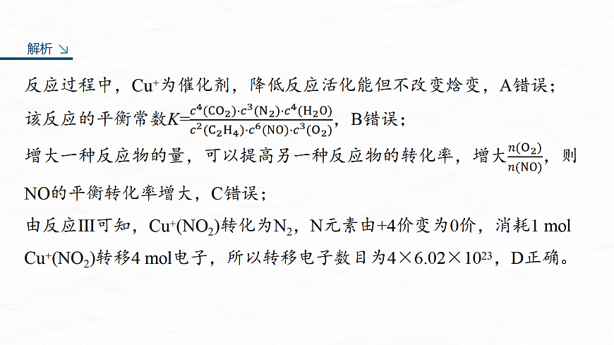 专题五　微点突破3　基于微观变化理解反应历程与催化机理第4页