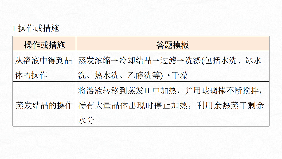 专题七　微点突破2　答题规范——工艺流程中的条件控制及原因分析第3页