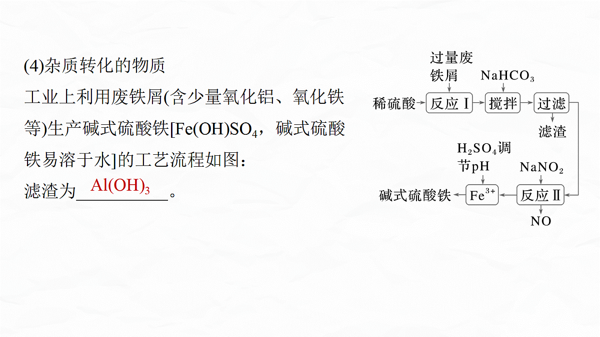 专题七　微点突破4　化工流程中物质的转化与元素追踪第6页
