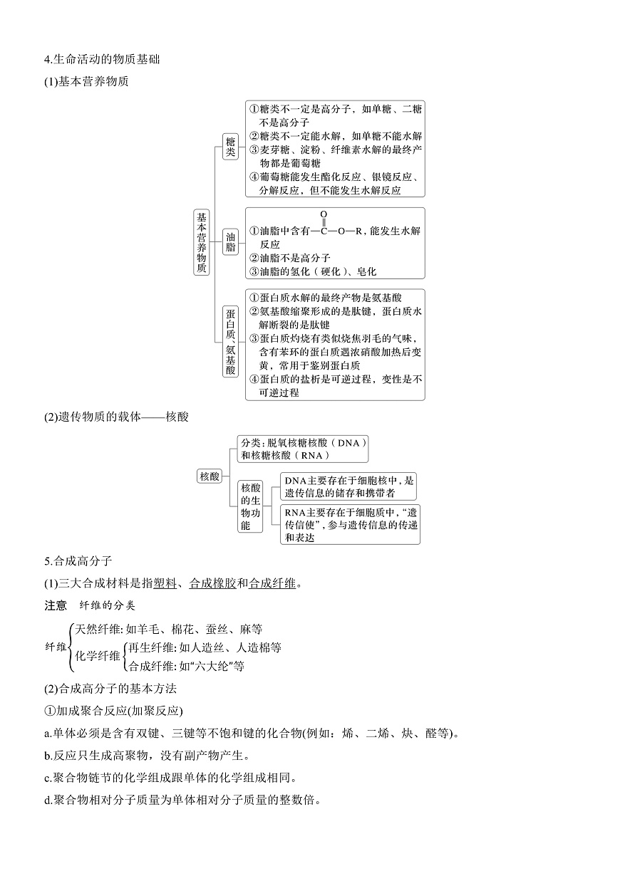 专题九　微点突破1　有机物的组成特点、研究方法　生活中常见有机化合物第2页