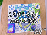 教科版（新版）三年级下册科学3.8《制作地球科普海报》教学课件+教案+视频素材