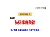 2026年统编版道德与法治三年级下册 8.2《弘扬家庭美德——友爱兄弟姐妹 共建平等家庭》 课件+表格式教案+视频素材
