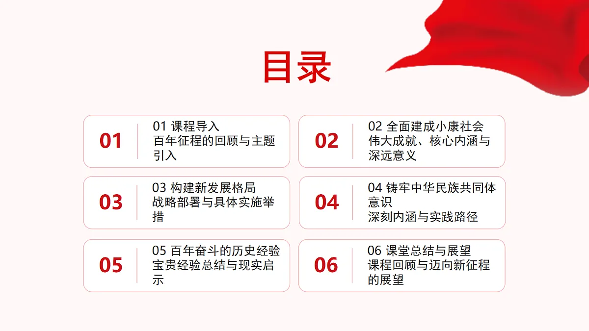 实现第一个百年奋斗目标教学课件第2页