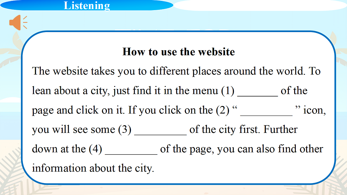 2026春牛津译林版英语八年级下册Unit 3 Integrated skills（同步课件）第6页