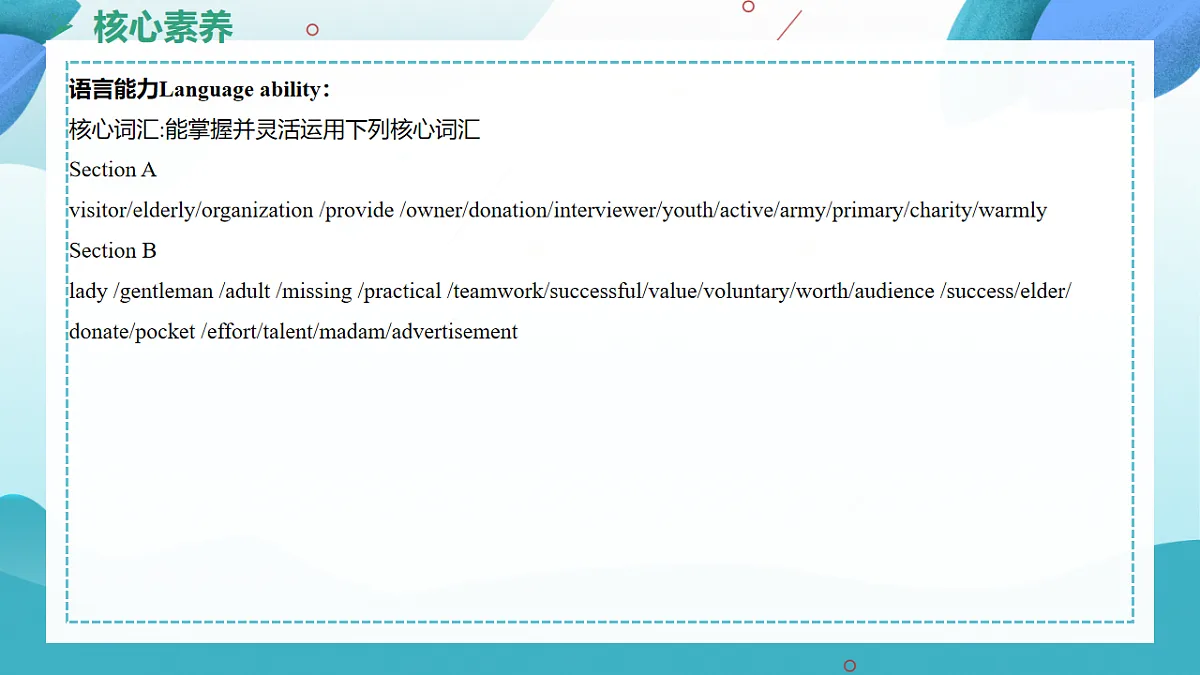 【核心素养】2026春新人教8下英语《Unit 8 Making a Difference 01Section A 1a-2d》 课件第6页