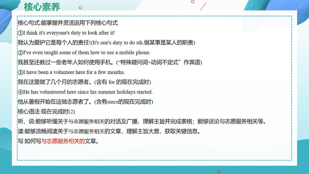 【核心素养】2026春新人教8下英语《Unit 8 Making a Difference 05Section B 3a-Reflecting》 课件第7页