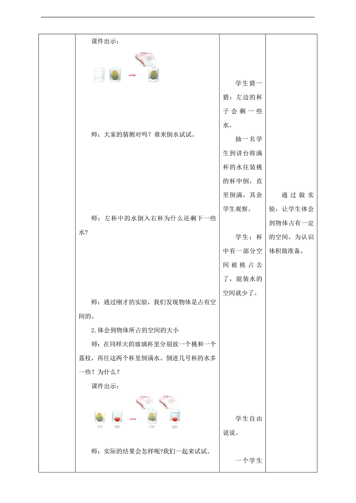 【任务型备课】苏教版五年级下册-6.5 体积和容积（教案）第3页