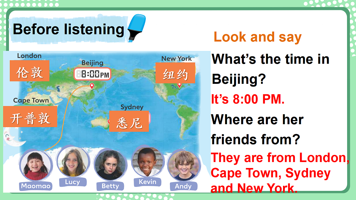 2025-2026学年剑桥版英语四年级下册PPT课件 Unit 1 第3课时（Language in use & Let's do it!）第5页