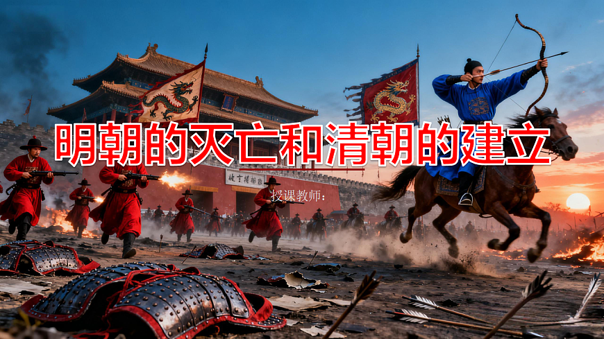 明朝的灭亡和清朝的建立第1页