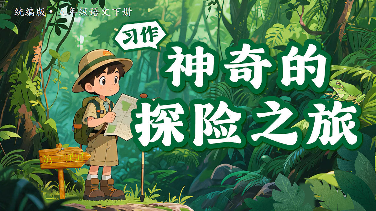 《习作：神奇的探险之旅》第5页