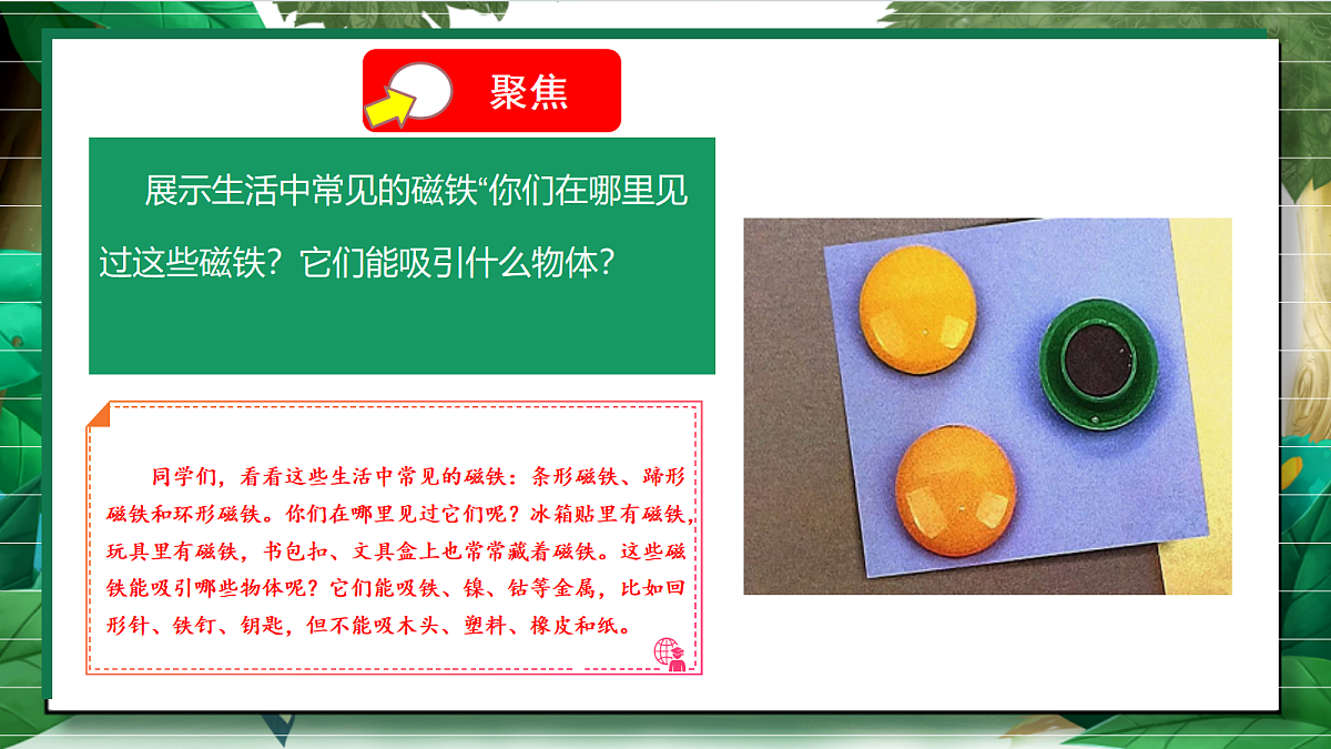 2.1《磁铁能吸引什么》教学课件第5页