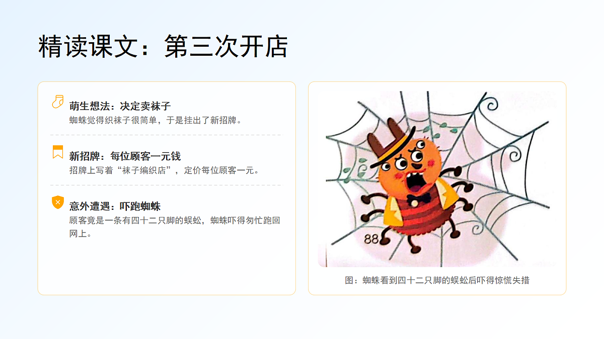《蜘蛛开店》（第2课时）含课后练习第3页