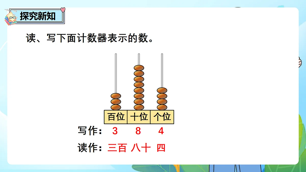 （2026新教材）人教版小学数学二年级下册3.2《1000以内数的组成及读、写》PPT课件第8页