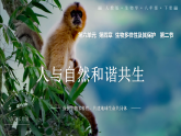 6.4.2人与自然和谐共生+（课件）2025-2026学年人教版八年级生物下册