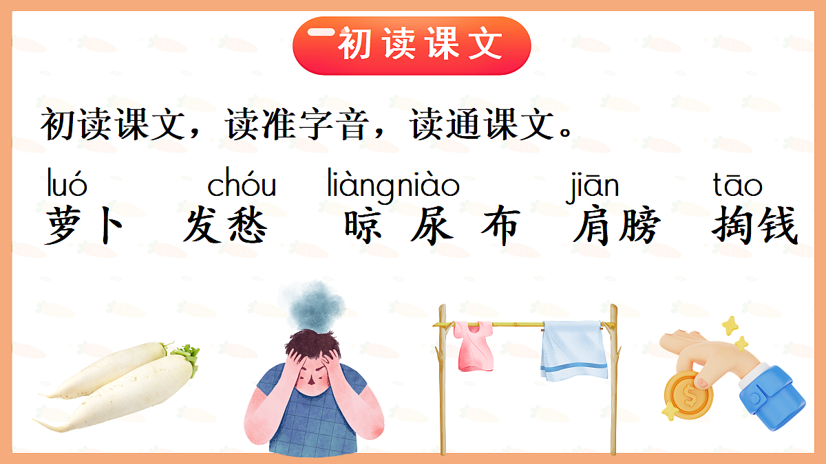 16 胡萝卜先生的长胡子【教案版】第3页