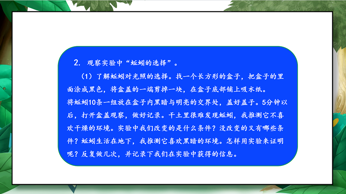 1.4《蚯蚓的选择》教学课件第8页