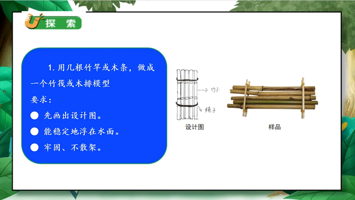 2.2《用浮的材料造船》教学课件第6页