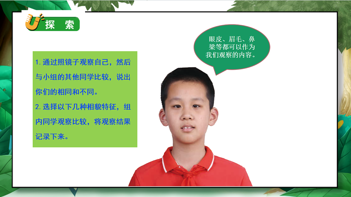 2.5《相貌各异的我们》教学课件第7页