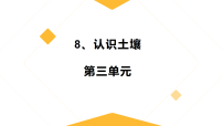 三年级下册（2024）8 认识土壤备课课件ppt