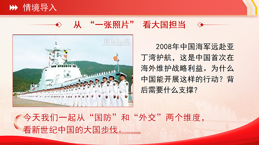 【初中历史八下】第17课《推进国防军队建设和外交工作》教学课件第4页