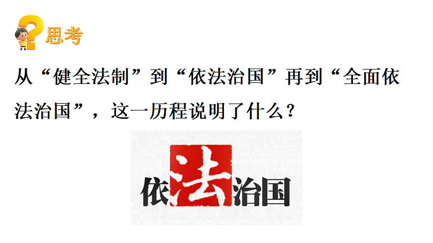 第1框　全面依法治国的指导思想第6页
