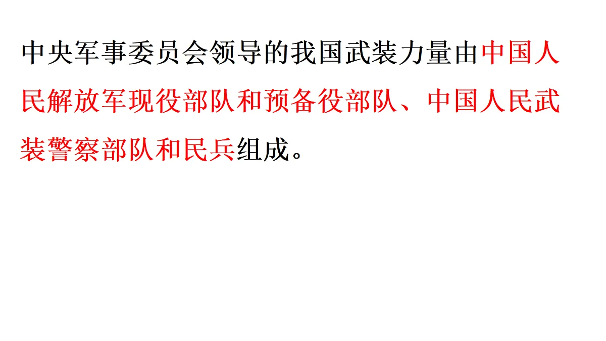 第1框　中央军事委员会的性质和产生第8页