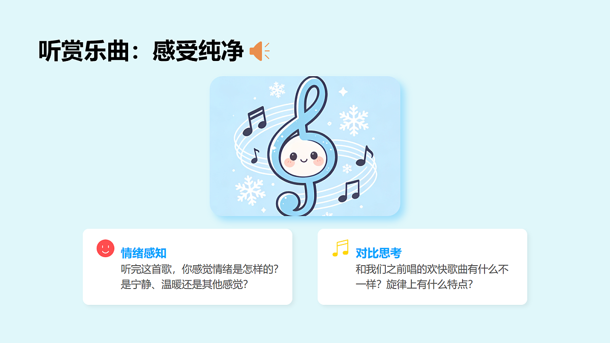 人教版（2026）二年级下册音乐第七单元第2课小小歌唱家《雪花》课件第4页