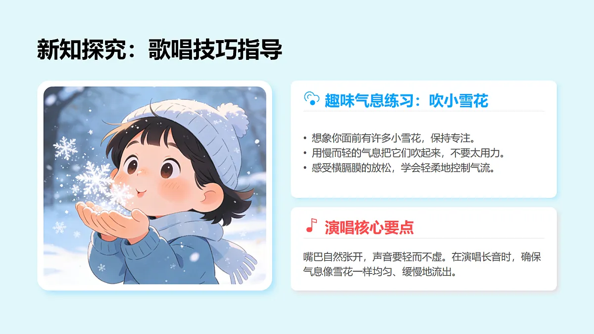 人教版（2026）二年级下册音乐第七单元第2课小小歌唱家《雪花》课件第7页