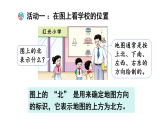 综合与实践 我的学校第1课时 在图上看学校的位置(课件)2025-2026学年西南师大二年级数学下册