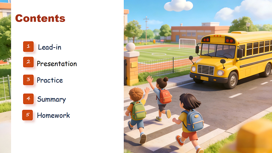 Unit 3 第2课时 Part A Let’s learn&Listen and do (教学课件)英语人教PEP版四年级下册（新教材）第3页