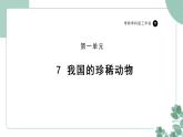 粤教粤科版（2024）科学三年级下册1.7《我国的珍稀动物》课件