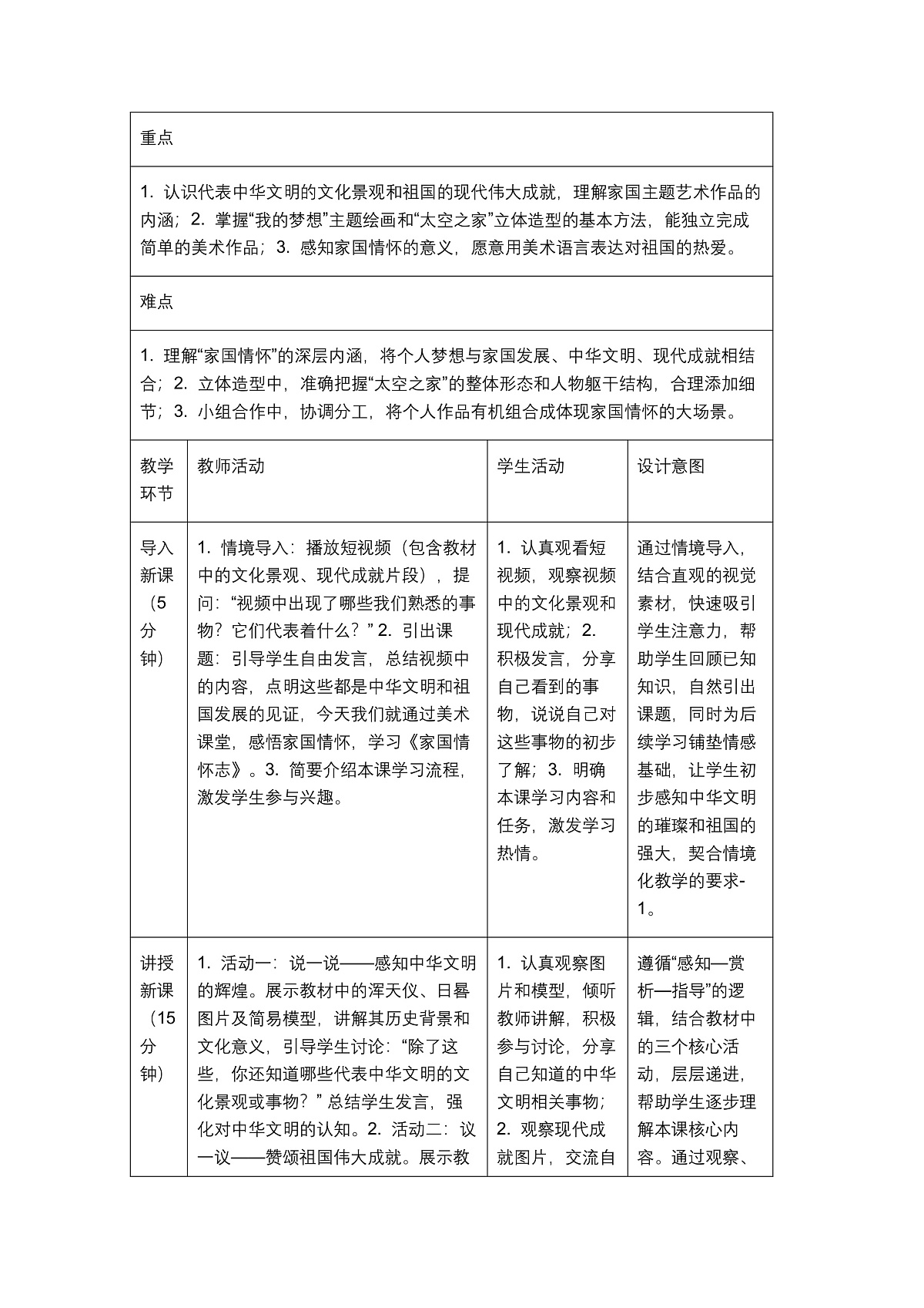 《家国情怀志》教学设计1第2页