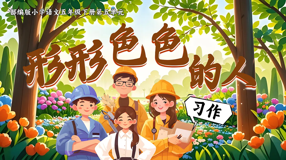 五下第五单元习作例文+习作第4页