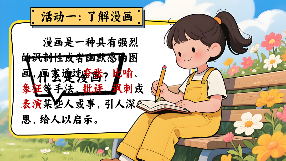 五下习作《漫画的启示》第5页