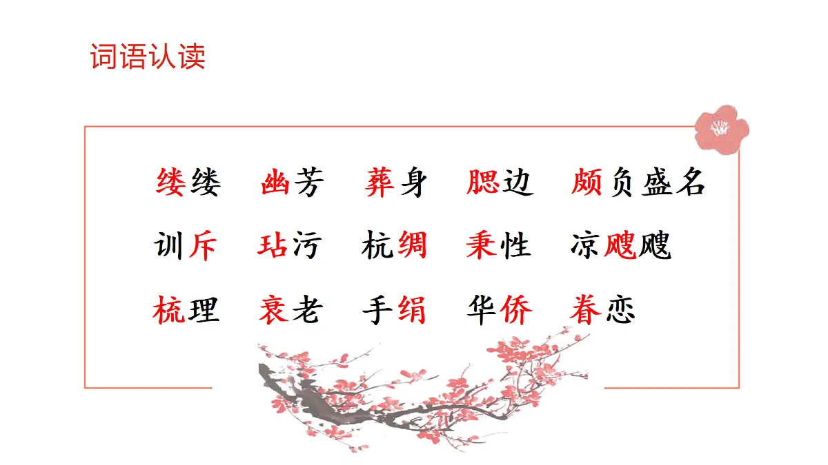 （教学课件）4 梅花魂第7页