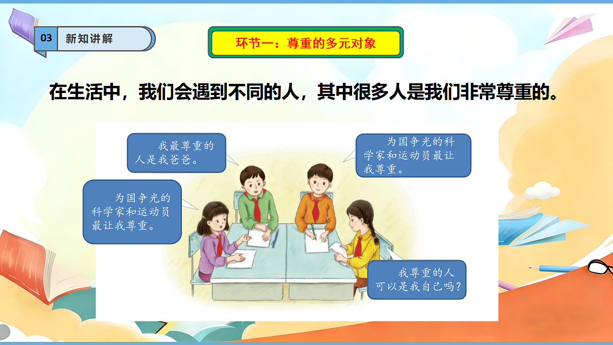 1.1《学会尊重 —— 每个人都应得到尊重》教学课件第6页