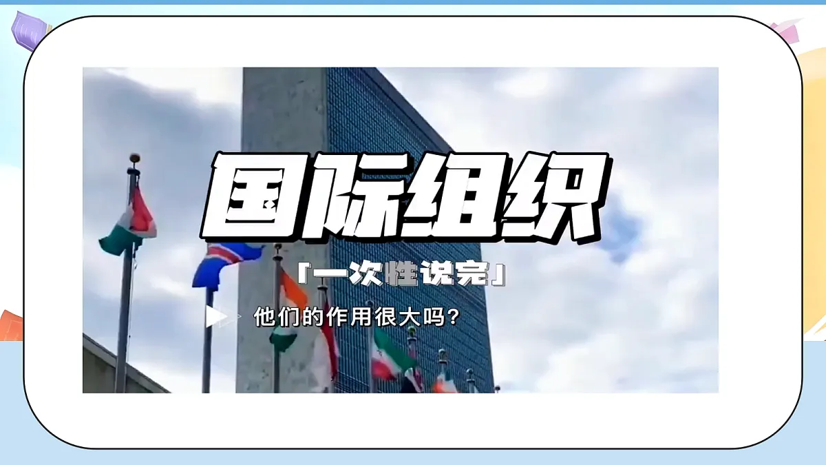 9.1《日益重要的国际组织—— 国际组织》教学课件第8页